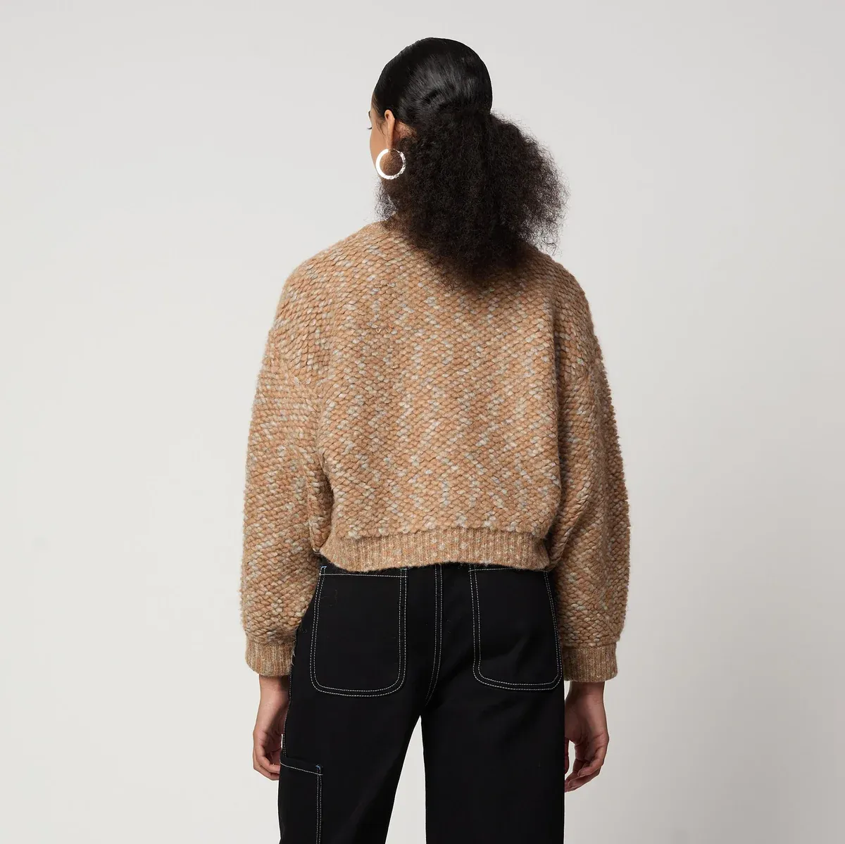 Atelier Delphine French Terry Balloon Sleeve Sweater