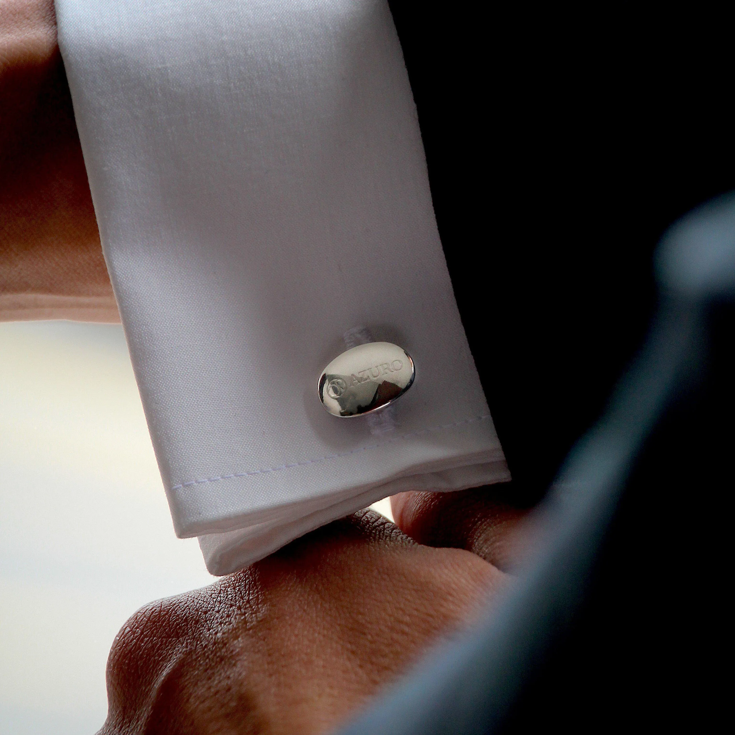 Azuro Classic Cufflinks | Crystal Cufflinks