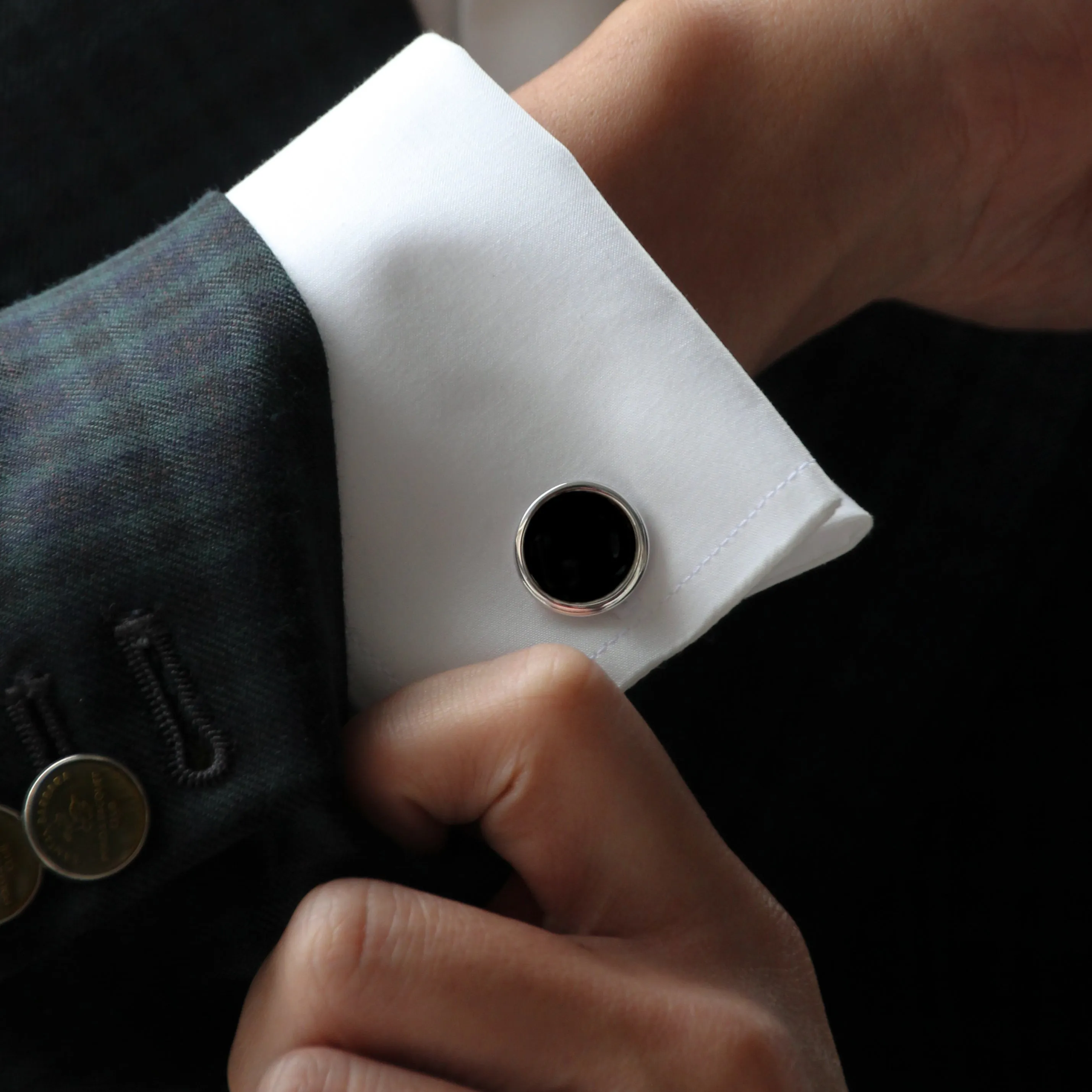 Azuro Classic Cufflinks | Crystal Cufflinks