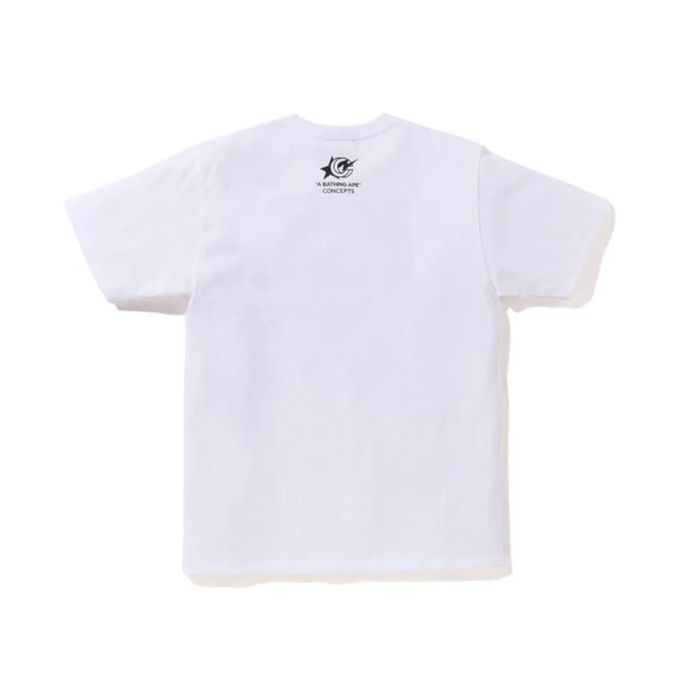 BAPE X CONCEPTS EMBLEM TEE M (White)