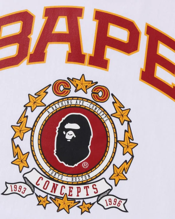 BAPE X CONCEPTS EMBLEM TEE M (White)