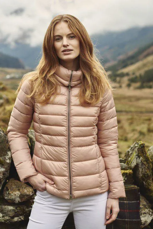 Barbour Drovers Ladies Quilted Jacket - Pale Pink