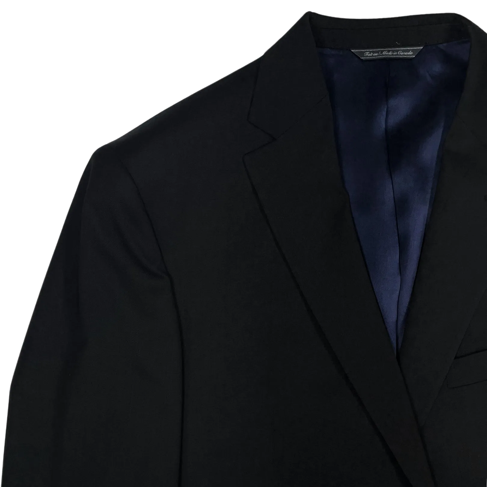 Black KIN Two Button Wool Suit