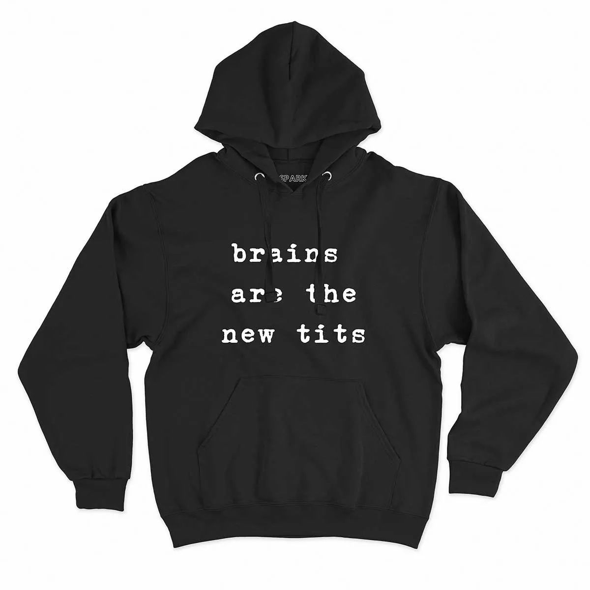 Brains Are The New Tits Feminist Hoodie