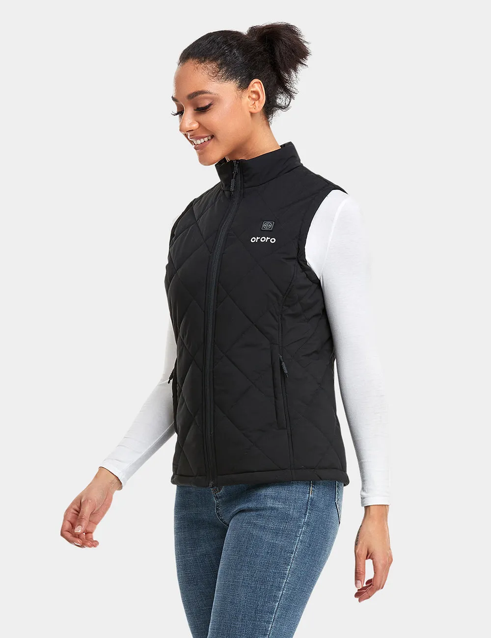 Bundle Deal - Women's Heated Quilted Vest & Extra Mini 5K Battery