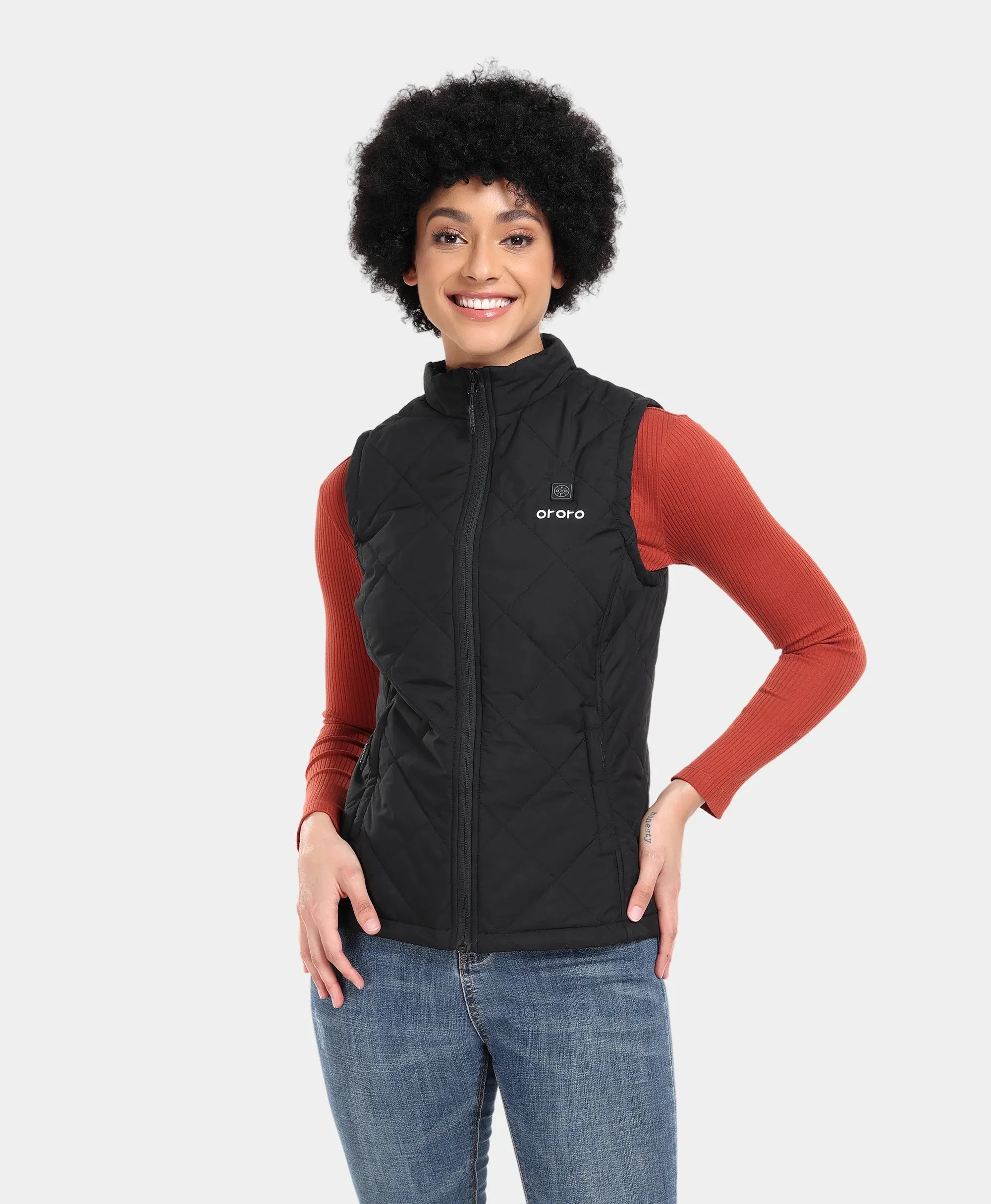 Bundle Deal - Women's Heated Quilted Vest & Extra Mini 5K Battery