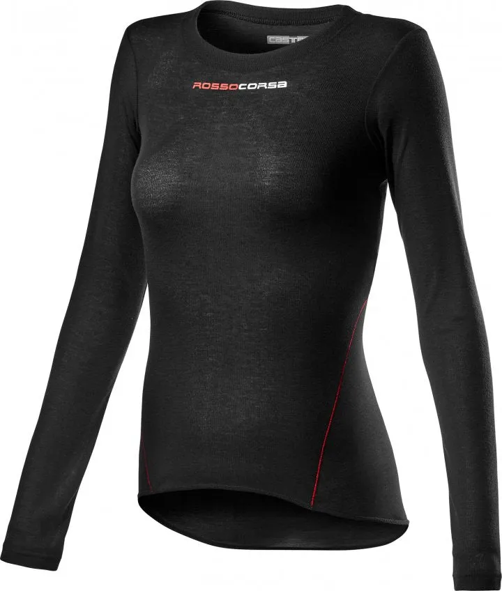 Castelli Prosecco Tech Womens Long Sleeve - Black