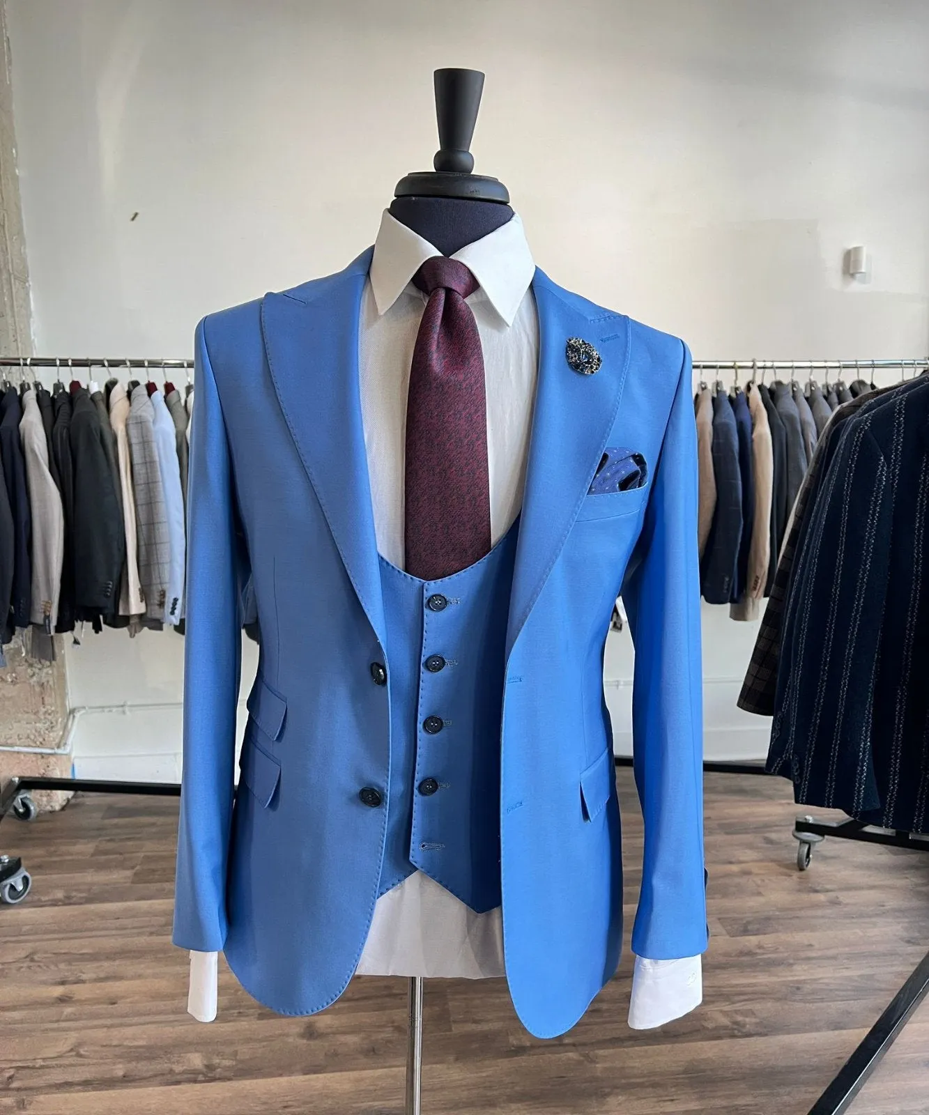 Classic Blue Business Suit