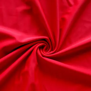 Classic Red Nylon Spandex Swimsuit Fabric