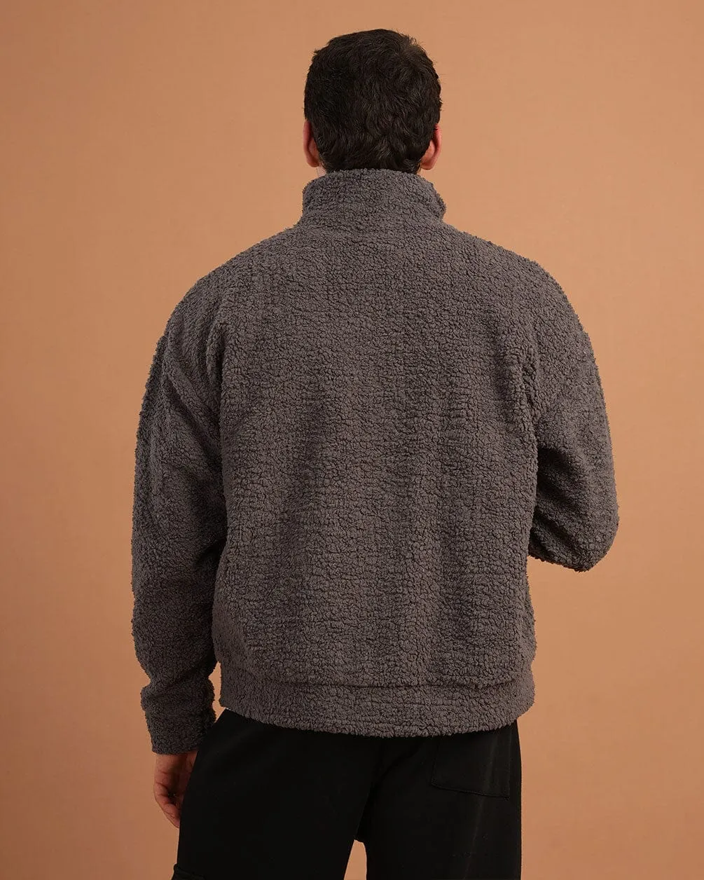 Dark Grey Fleece Jacket