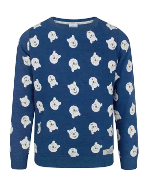 Disney Winnie The Pooh Boys Blue Sweatshirt