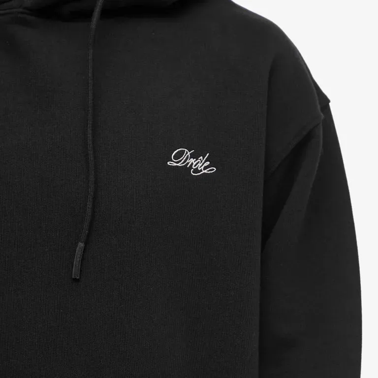 Drôle De Monsieur Drole Logo hoodie, black