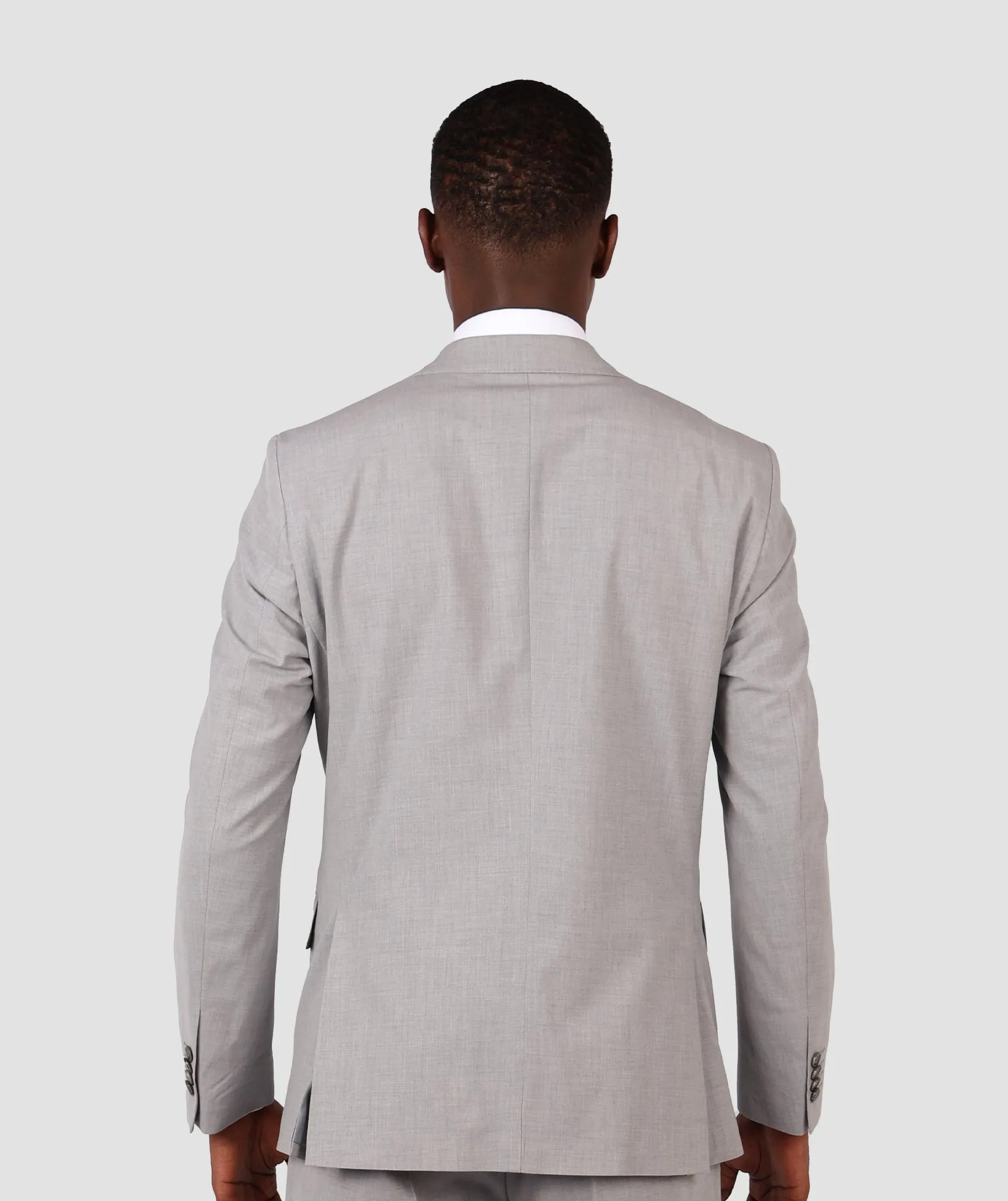 DS Damat Light Grey  Classic Suit -86% Wool