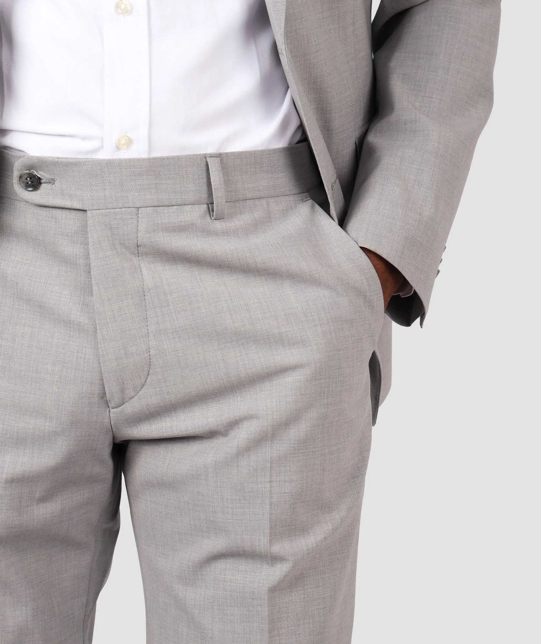 DS Damat Light Grey  Classic Suit -86% Wool