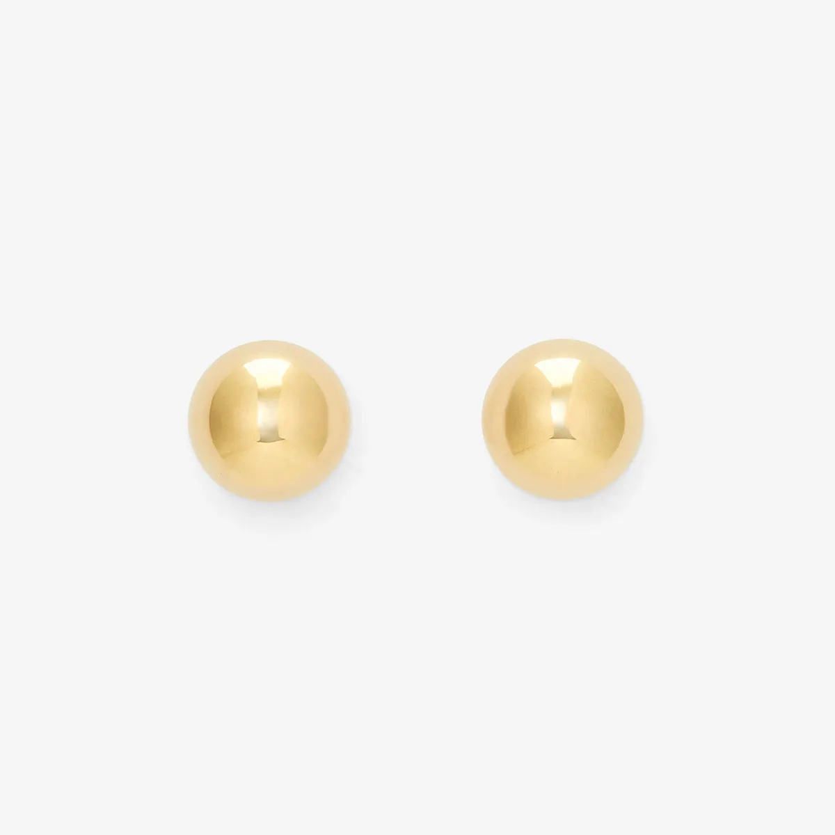 E7608 | 8mm Golden Ball Studs