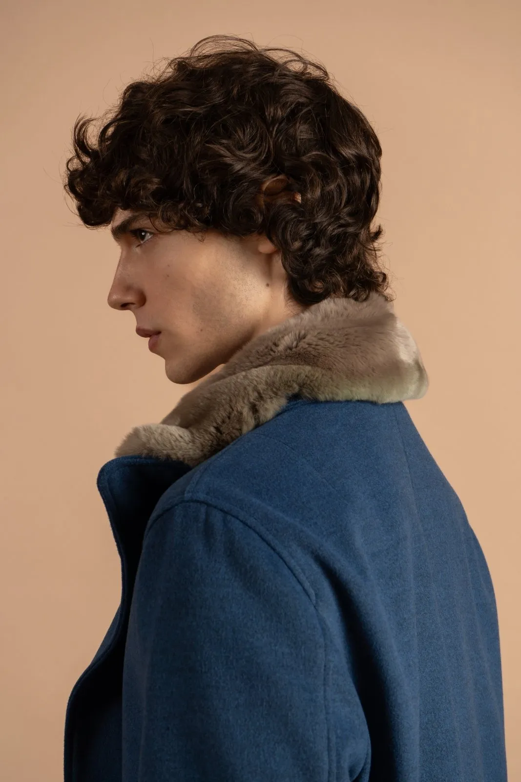 Explorer Coat with Wool & Rex Fur