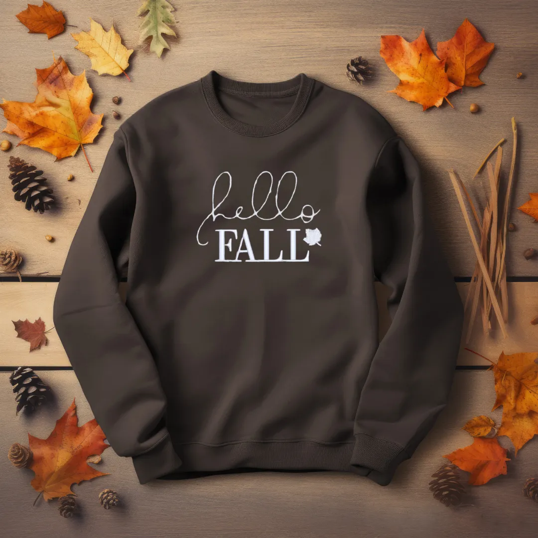 Hello Fall Seasonal Sweatshirt