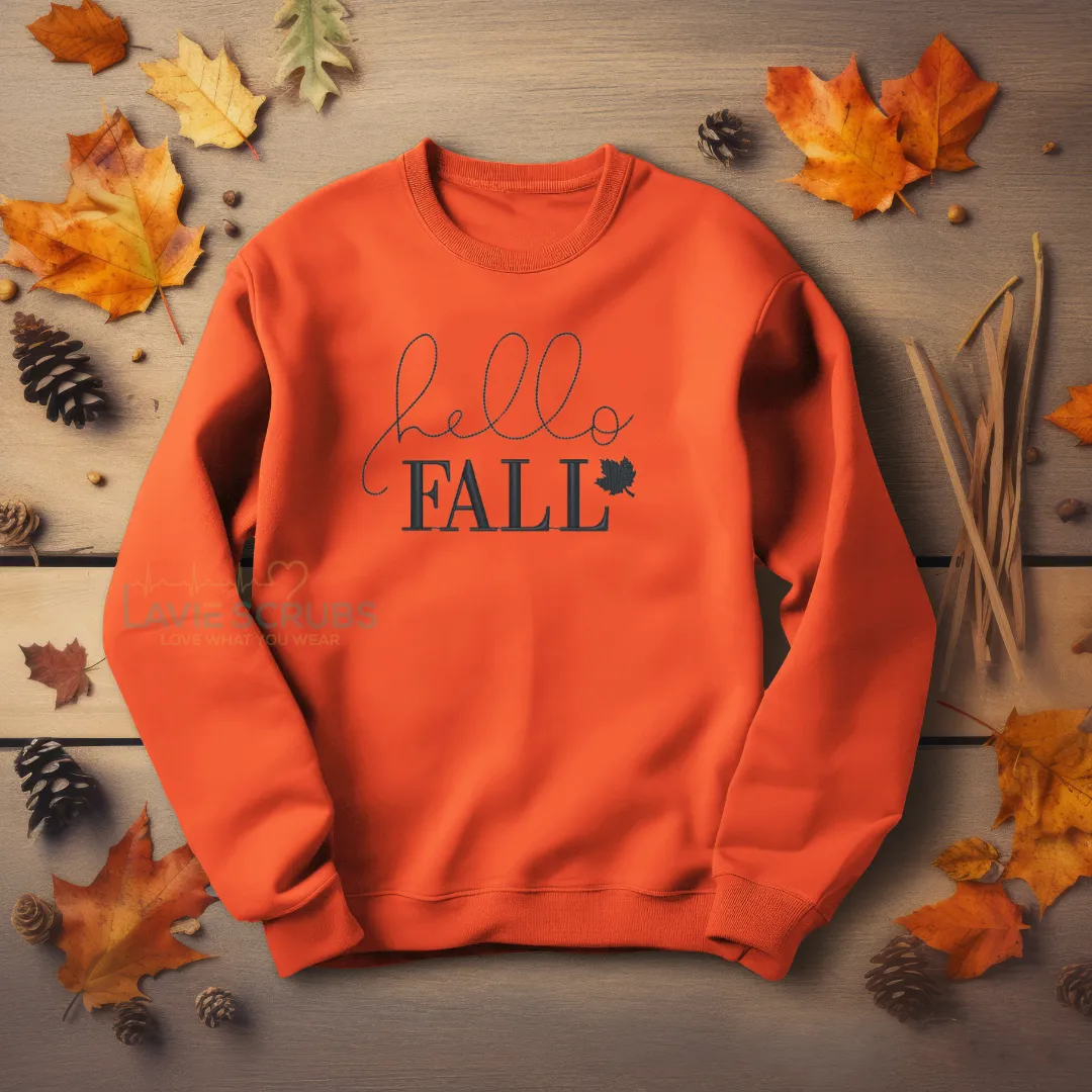 Hello Fall Seasonal Sweatshirt