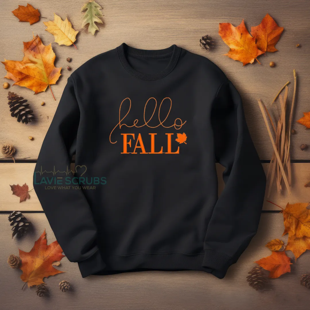 Hello Fall Seasonal Sweatshirt