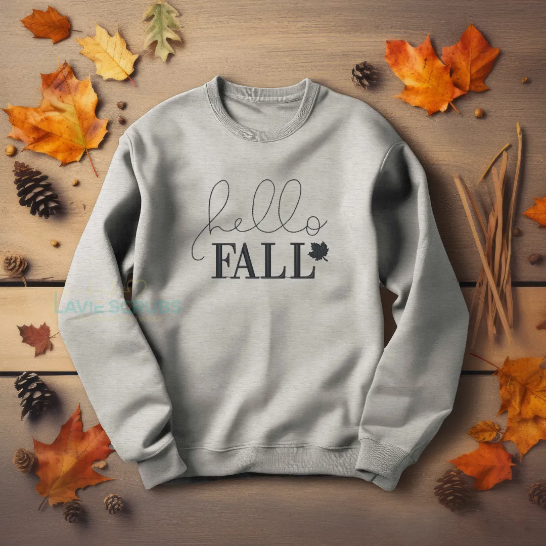 Hello Fall Seasonal Sweatshirt