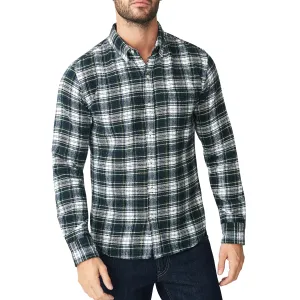 Japanese Shaggy Flannel Shirt - Blackwatch Plaid