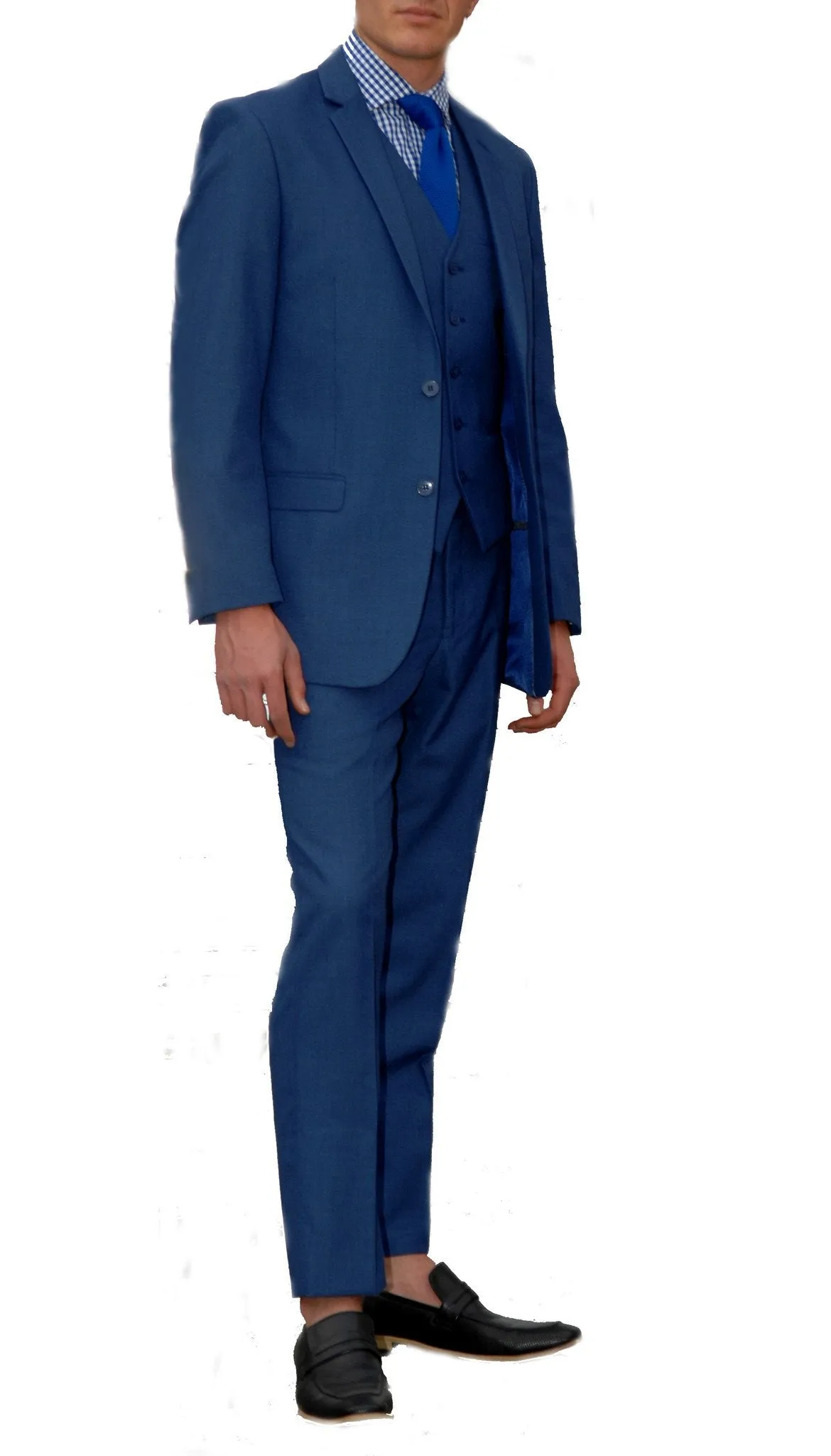 JAX new Blue Slim Fir 3 Piece Suit