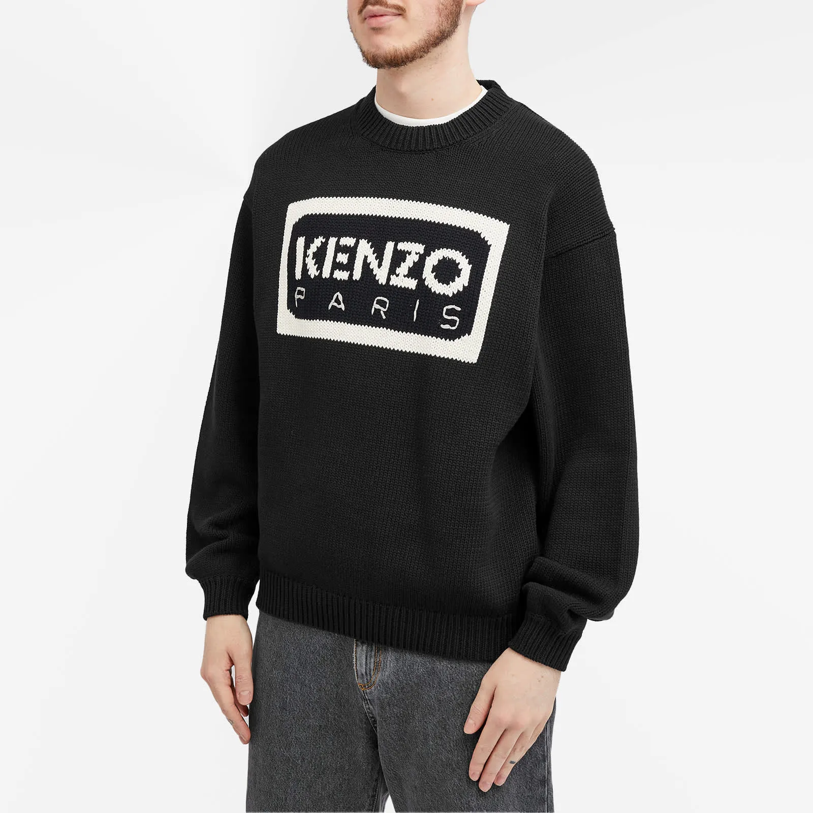 Kenzo Logo Jumper, black