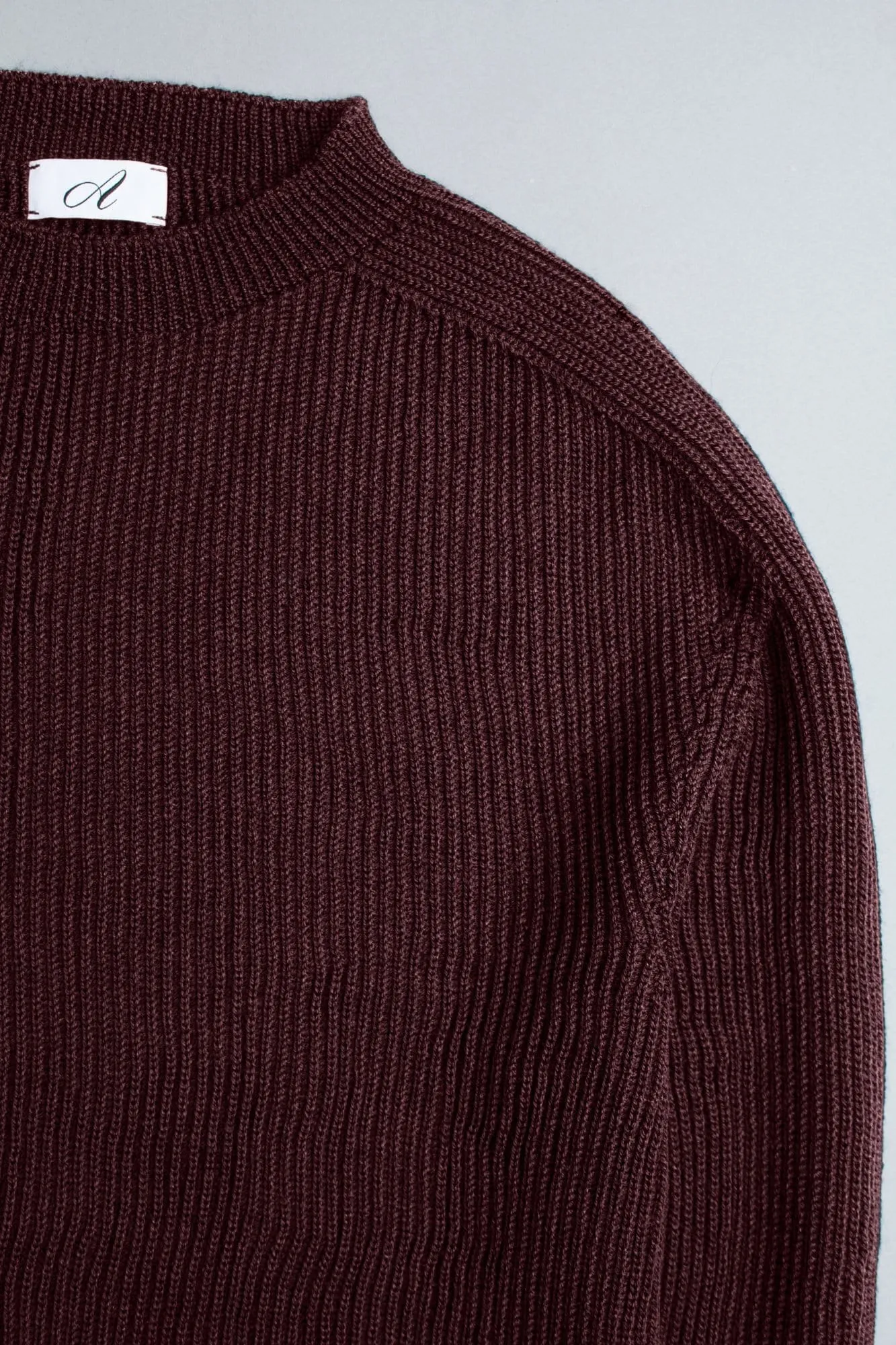 Logan Ribbed Merino Crewneck