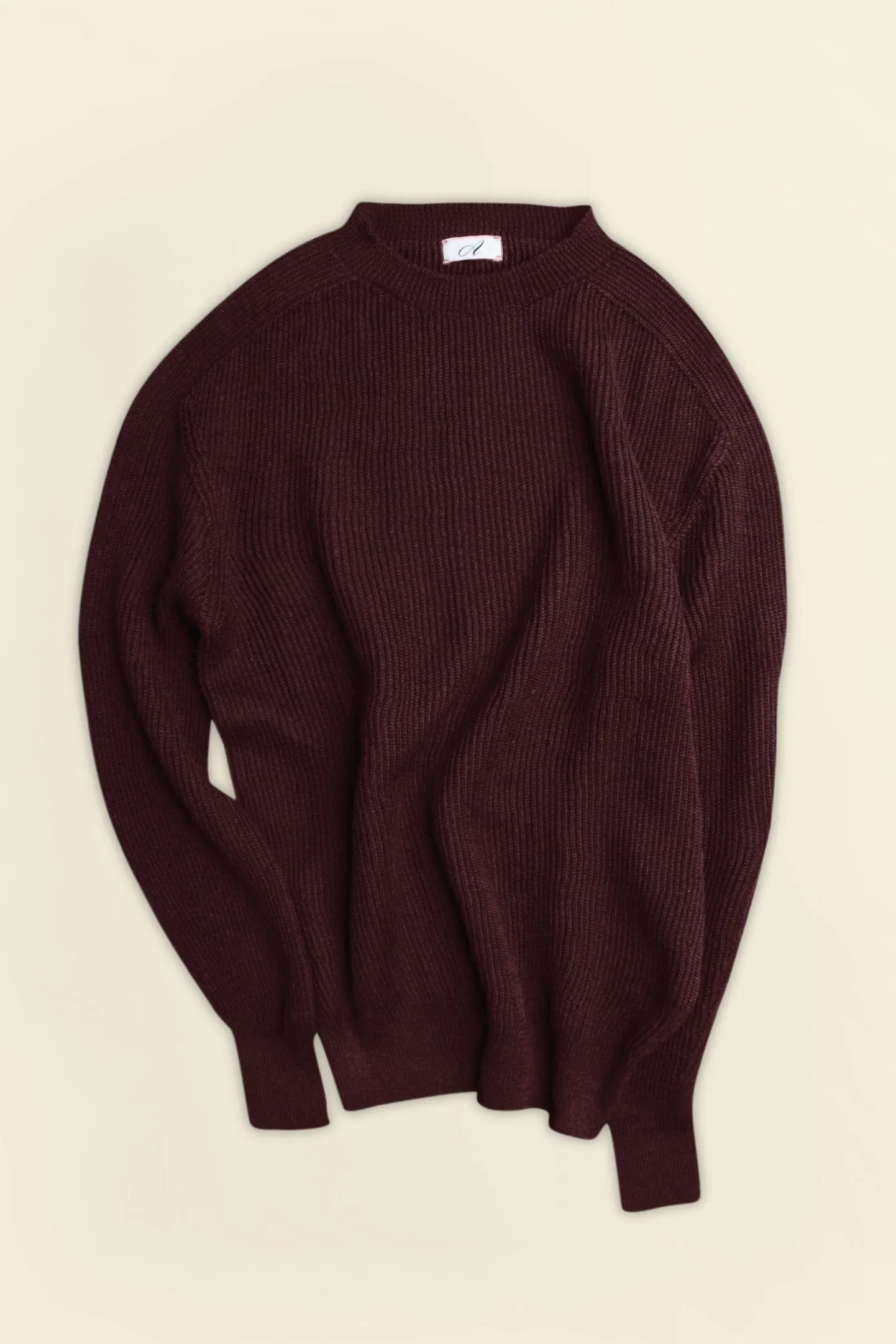 Logan Ribbed Merino Crewneck