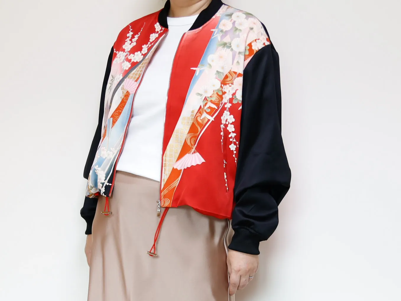 <J17-001> KIMONO BOMBER Jacket