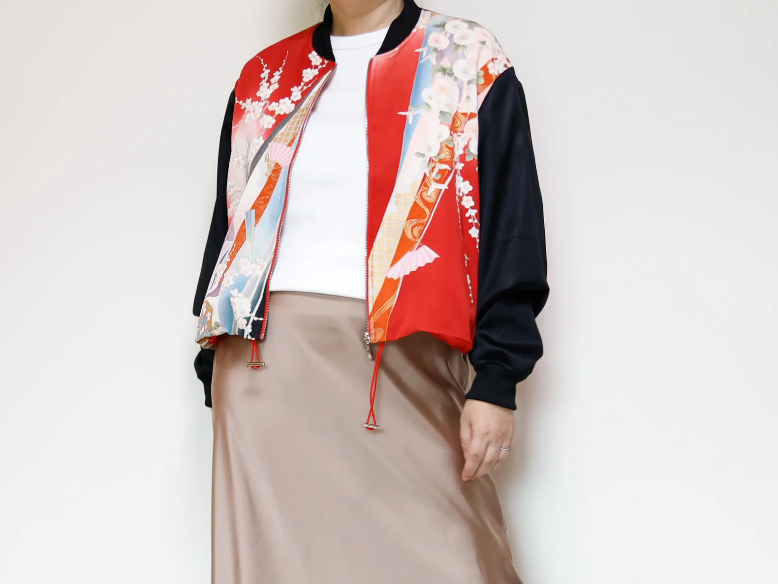 <J17-001> KIMONO BOMBER Jacket