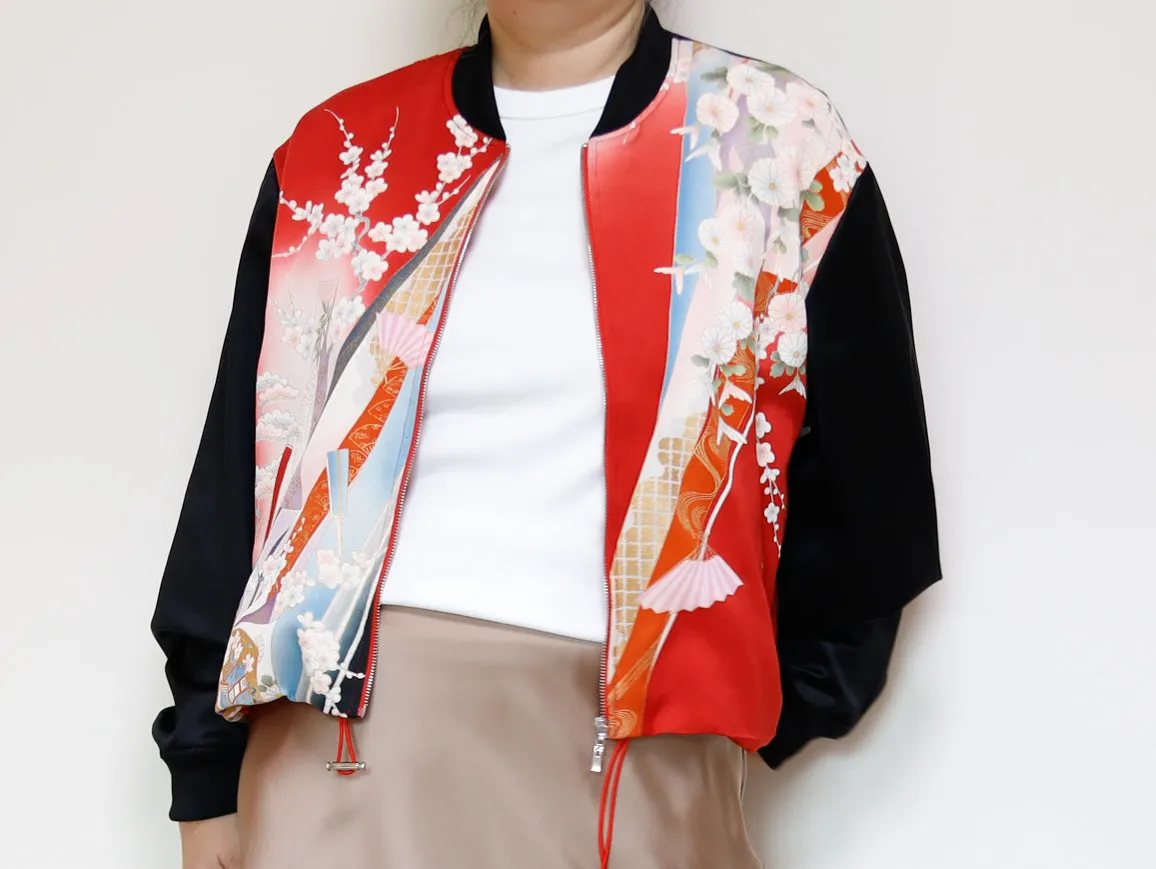 <J17-001> KIMONO BOMBER Jacket