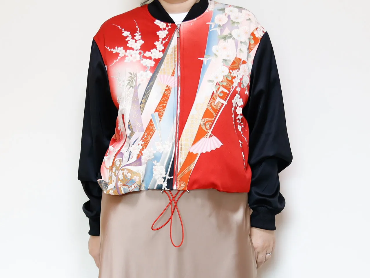 <J17-001> KIMONO BOMBER Jacket