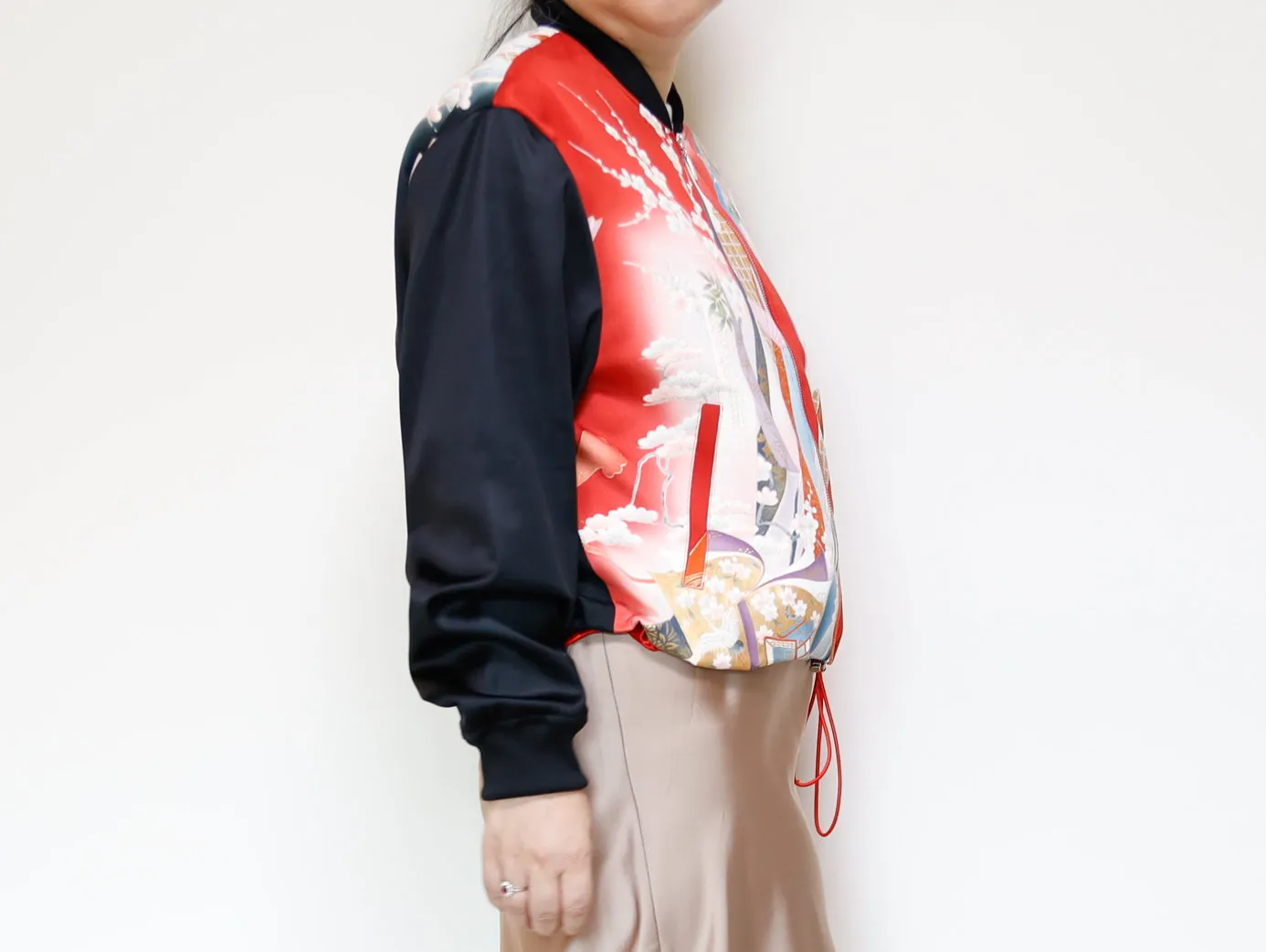 <J17-001> KIMONO BOMBER Jacket