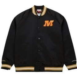 McLaren Racing F1 Mitchell & Ness Special Edition Las Vegas GP Lightweight Satin Full-Snap Jacket- Black