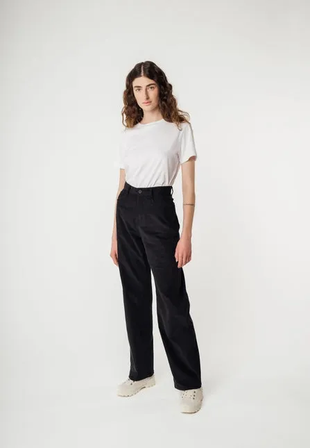 Mela Oorja Black High Waisted Cords