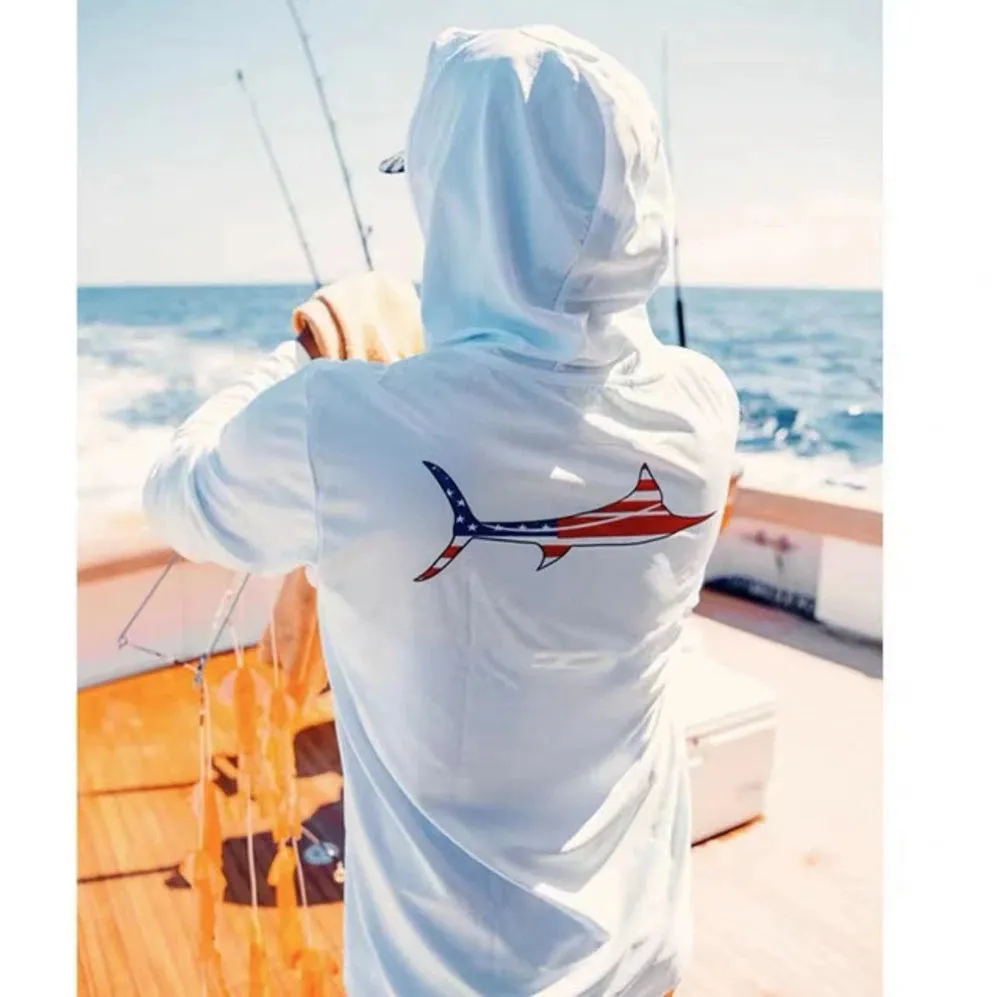 Men's UPF 50  Hooded Long Sleeve Fishing Shirt: Performance and Style