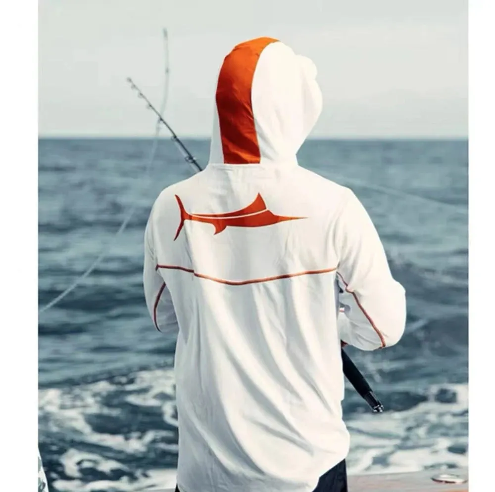 Men's UPF 50  Hooded Long Sleeve Fishing Shirt: Performance and Style