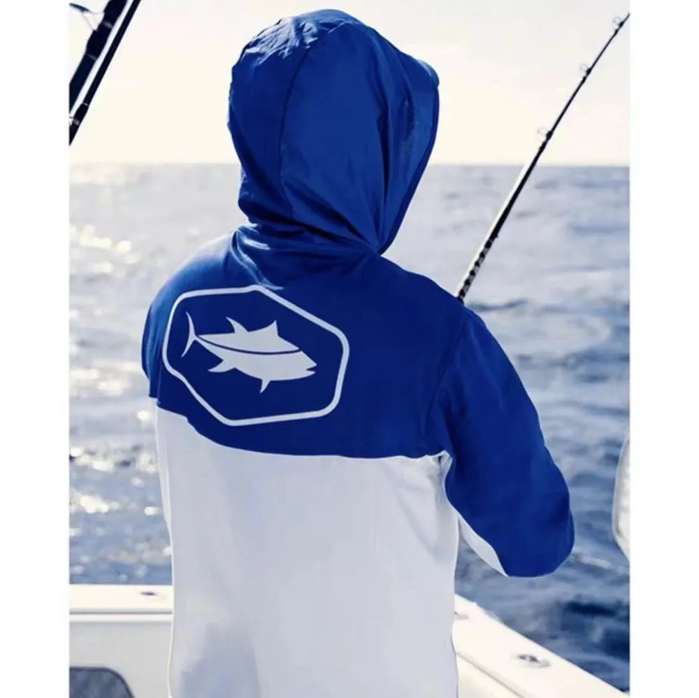 Men's UPF 50  Hooded Long Sleeve Fishing Shirt: Performance and Style