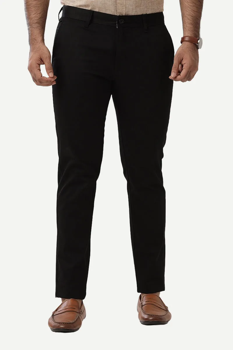 Monaco - Black Trouser For Men | Ariser