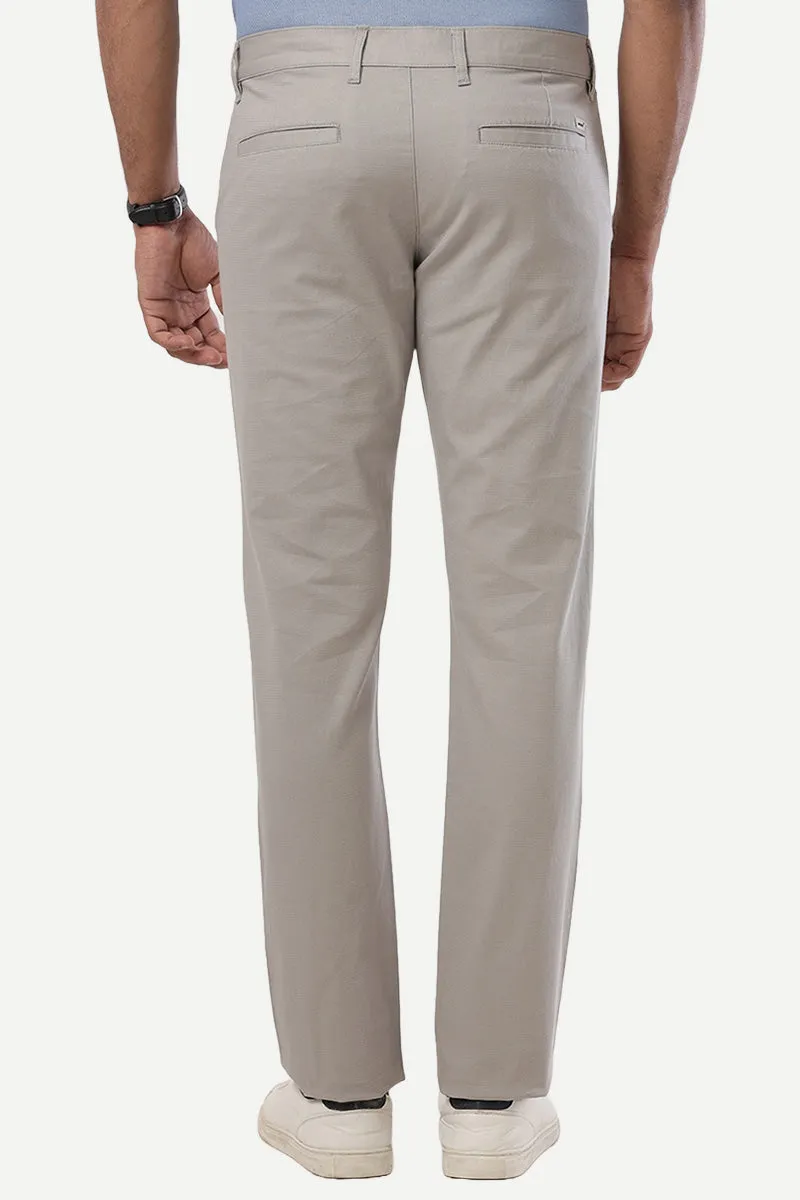 Monaco - Steel Grey Trouser For Men | Ariser