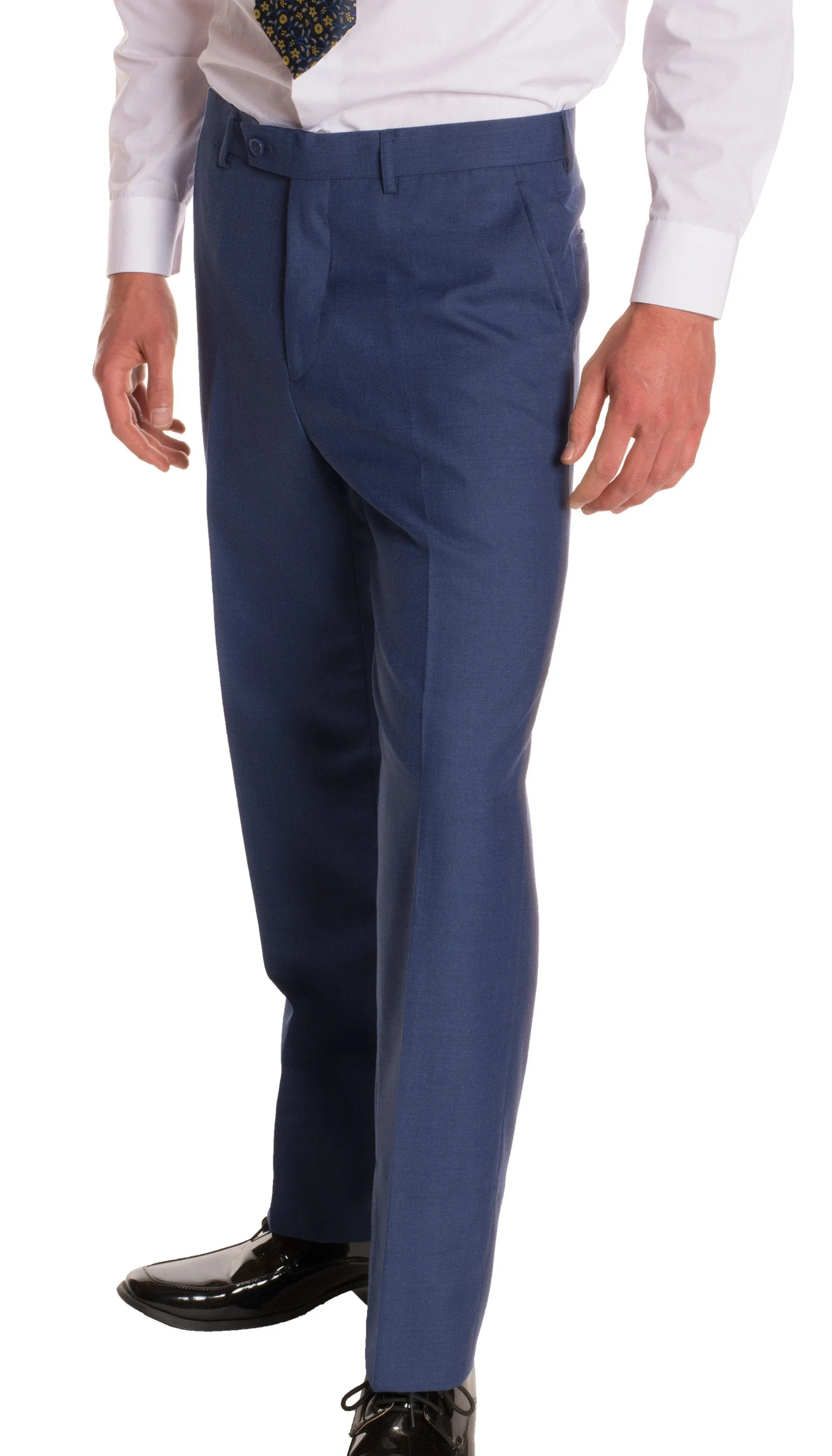 New Blue Regular Fit Suit - 2PC - FORD