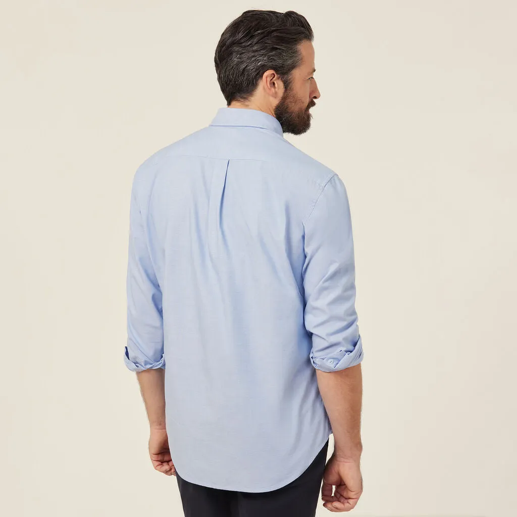 NNT Uniforms Cotton Chambray Long Sleeve Shirt M (CATJJU)