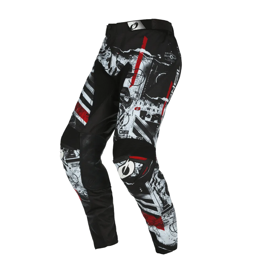 O'Neal Mayhem Youth Scarz Pant Black/White