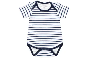 onesie in blue marseille stripe