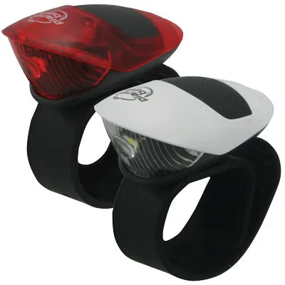 P-Bike, Spok Led Light Combo Red/White Combo Spok Light Set Combo Planet Bike Lights