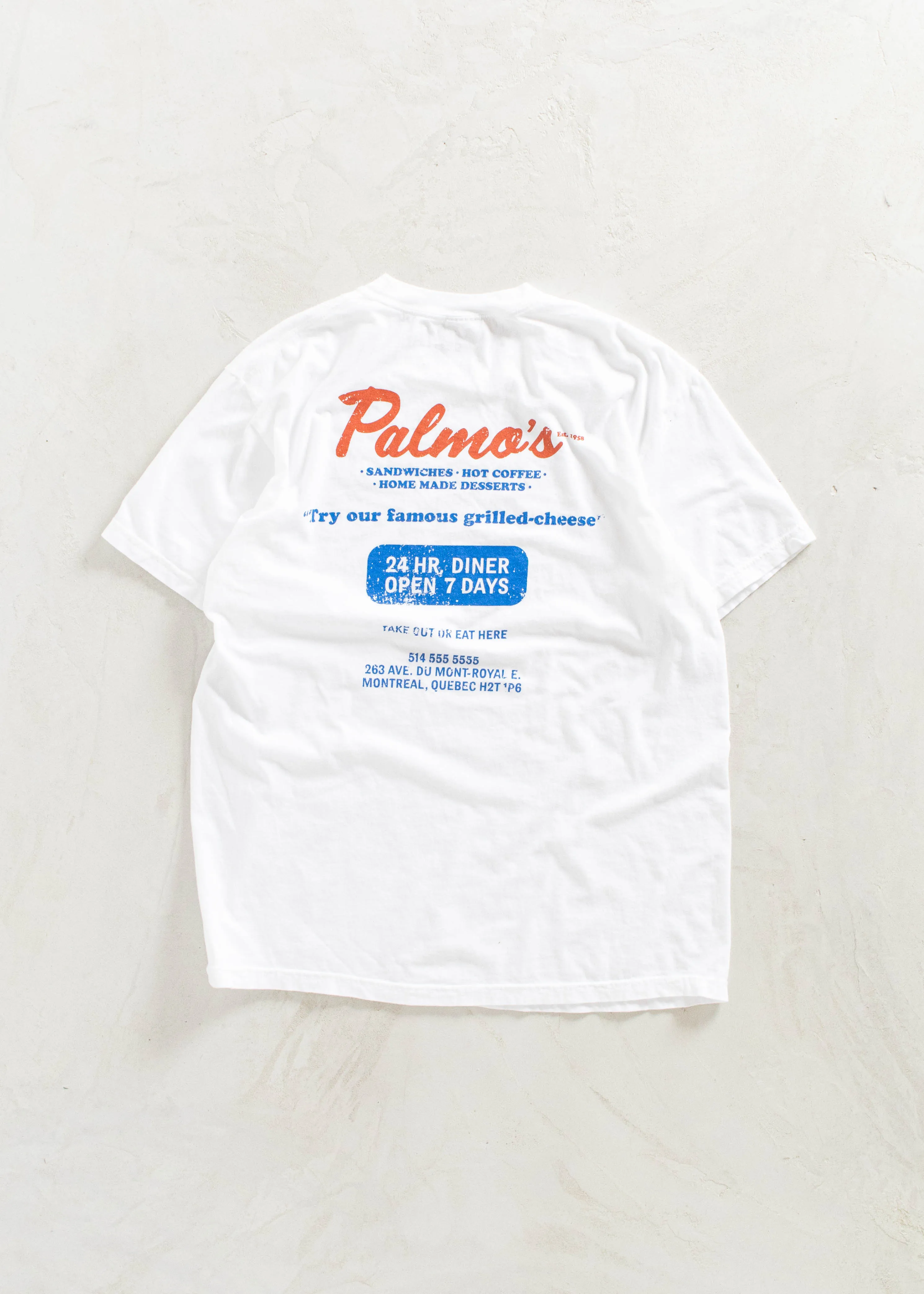 Palmo Goods Collection Palmo's Diner T-Shirt Size 3XL