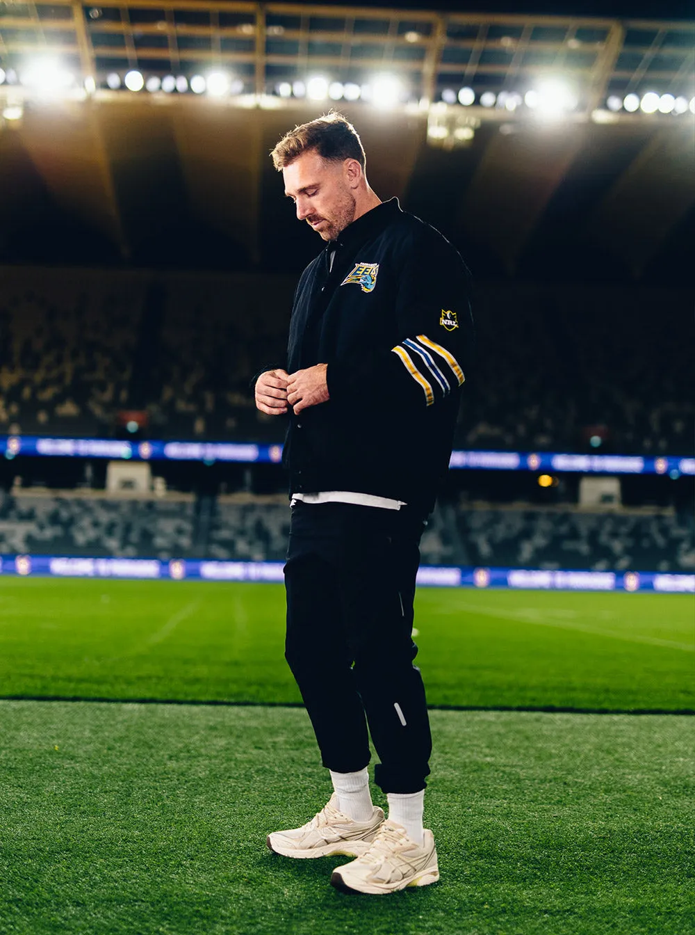 Parramatta Eels x Mitchell & Ness Bomber Jacket