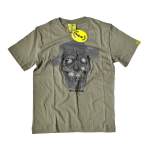 Peace & Evil Unisex Tee (Dark Khaki)