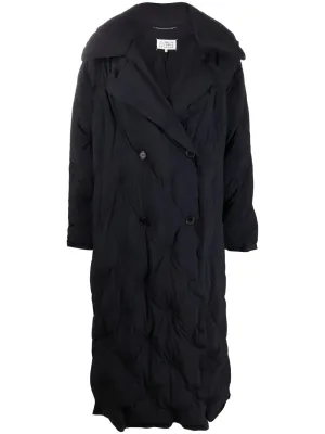 Quilted Coat - Black